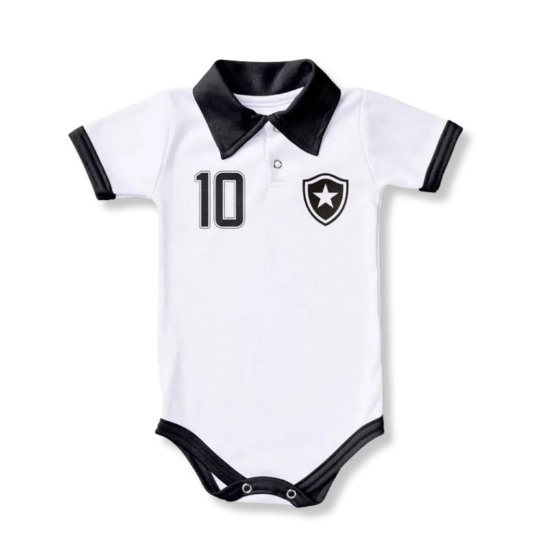 Body Polo Bebê Oficial Botafogo – Personalizado com Nome e Número