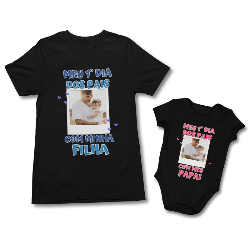 Kit 1º Dia Dos Pais Com Minha Filha - Personalizado Com Foto