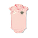 Body Bebê Rosa Botafogo – Personalizado com Nome e Número
