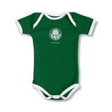 Body Bebê Verde Palmeiras – Personalizado com Nome e Número
