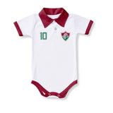 Body Polo Bebê Oficial Fluminense – Personalizado com Nome e Número