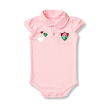 Body Bebê Rosa Fluminense – Personalizado com Nome e Número