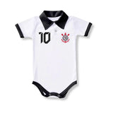 Body Polo Bebê Oficial Corinthians – Personalizado com Nome e Número