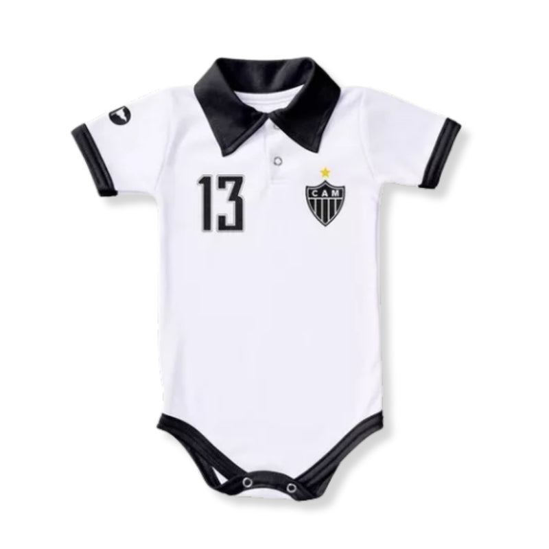 Body Polo Bebê Oficial Atlético Mineiro – Personalizado com Nome e Número