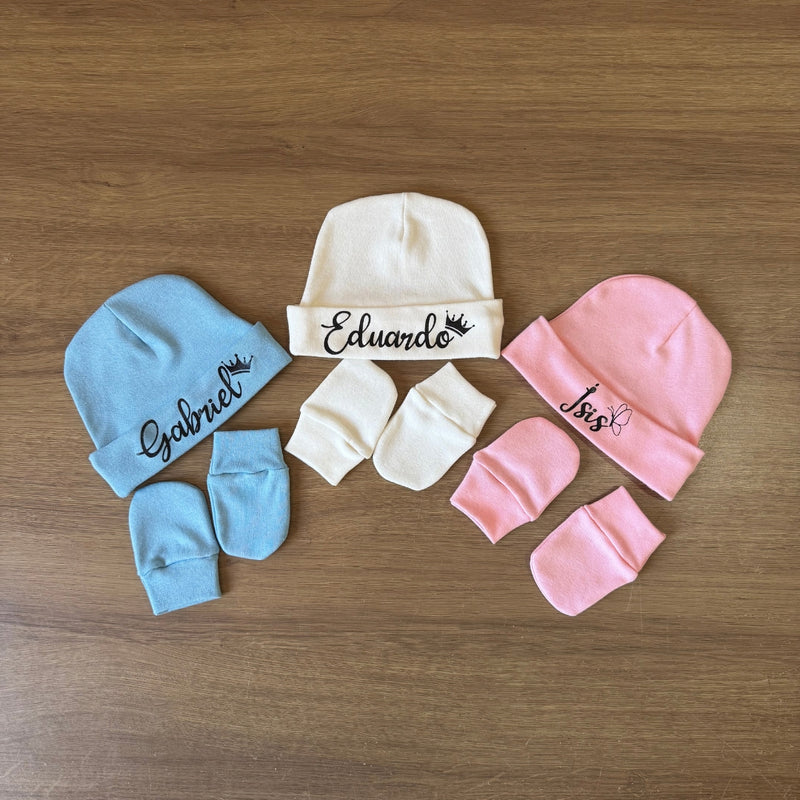 Kit Touca e Luva Personalizado