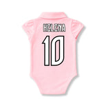 Body Bebê Rosa Oficial Atlético Mineiro – Personalizado com Nome e Número