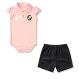 Body Bebê Rosa Vasco – Personalizado com Nome e Número