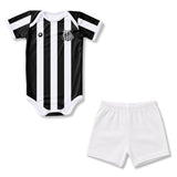 Body Bebê Oficial Proteção UV Listrado Santos – Personalizado com Nome e Número