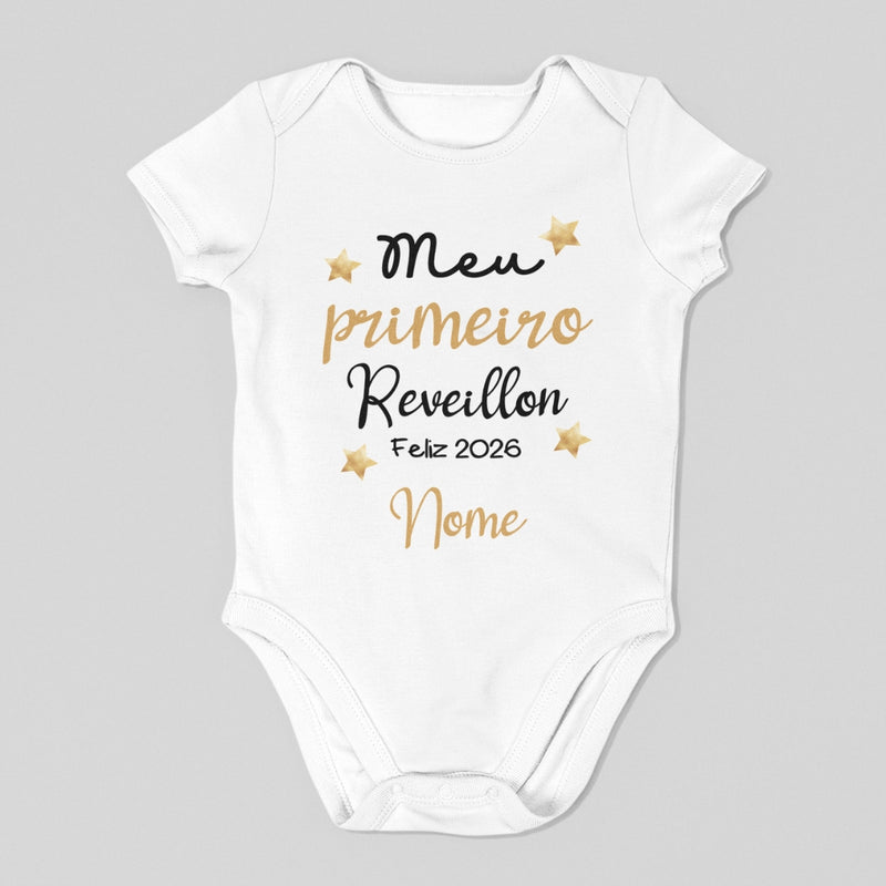Body Personalizado Meu Primeiro Réveillon Feliz 2026