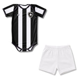 Body Bebê Oficial Proteção UV Listrado Botafogo – Personalizado com Nome e Número