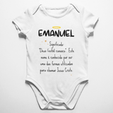 Body Nome com Significado Emanuel