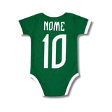 Body Bebê Verde Palmeiras – Personalizado com Nome e Número