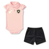 Body Bebê Rosa Botafogo – Personalizado com Nome e Número