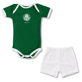 Body Bebê Verde Palmeiras – Personalizado com Nome e Número