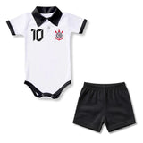 Body Polo Bebê Oficial Corinthians – Personalizado com Nome e Número
