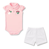 Body Bebê Rosa Fluminense – Personalizado com Nome e Número