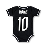 Body Bebê Preto Vasco – Personalizado com Nome e Número
