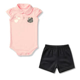 Body Rosa Personalizado do Santos
