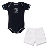 Body Bebê Preto Botafogo – Personalizado com Nome e Número