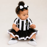 Kit Luxo Body Bebê Oficial Proteção UV Atlético Mineiro Menina – Saia, Tênis e Laço