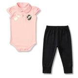 Body Bebê Rosa Vasco – Personalizado com Nome e Número