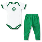 Body Bebê Branco Palmeiras – Personalizado com Nome e Número