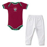 Body Bebê Vermelho Fluminense – Personalizado com Nome e Número