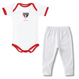 Body Branco Bebê Oficial São Paulo – Personalizado com Nome e Número