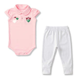 Body Bebê Rosa Fluminense – Personalizado com Nome e Número