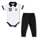 Body Polo Bebê Oficial Corinthians – Personalizado com Nome e Número