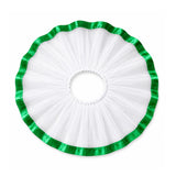 Kit Luxo Body Bebê Branco Palmeiras Menina – Saia, Tênis e Laço