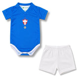 Body Bebê Oficial Proteção UV Azul Palmeiras – Personalizado com Nome e Número