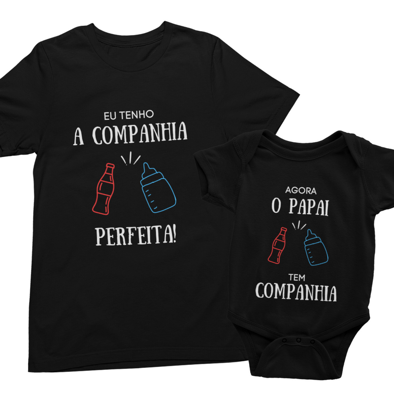 Kit Papai tem Companhia - Mamadeira e Refrigerante