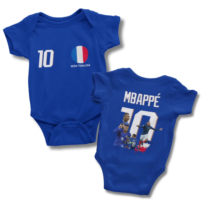 Body Personalizado da França Azul - Edição Especial Mbappé