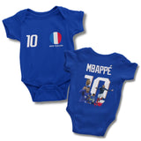Body Personalizado da França Azul - Edição Especial Mbappé