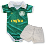 Kit Body Polo Proteção UV e Shorts/Calça Palmeiras