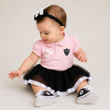 Body Bebê Rosa Oficial Atlético Mineiro – Personalizado com Nome e Número