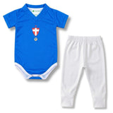 Body Bebê Oficial Proteção UV Azul Palmeiras – Personalizado com Nome e Número