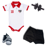 Kit Luxo Body Polo São Paulo Com Tênis, Shorts/Calça e Laço