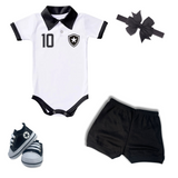 Kit Luxo Body Polo Botafogo Com Tênis, Shorts/Calça e Laço