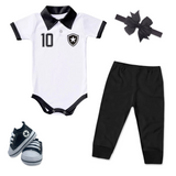 Kit Luxo Body Polo Botafogo Com Tênis, Shorts/Calça e Laço