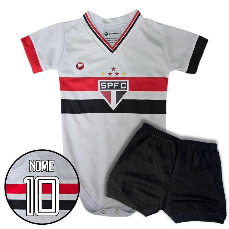 Kit Body Proteção UV Branco e Shorts/Calça São Paulo