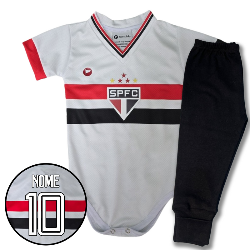 Kit Body Proteção UV Branco e Shorts/Calça São Paulo