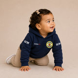 Blusa Moletom Infantil Bebê Com Capuz Marinho Tema Guarda Civil Municipal GCM Personalizado com Nome