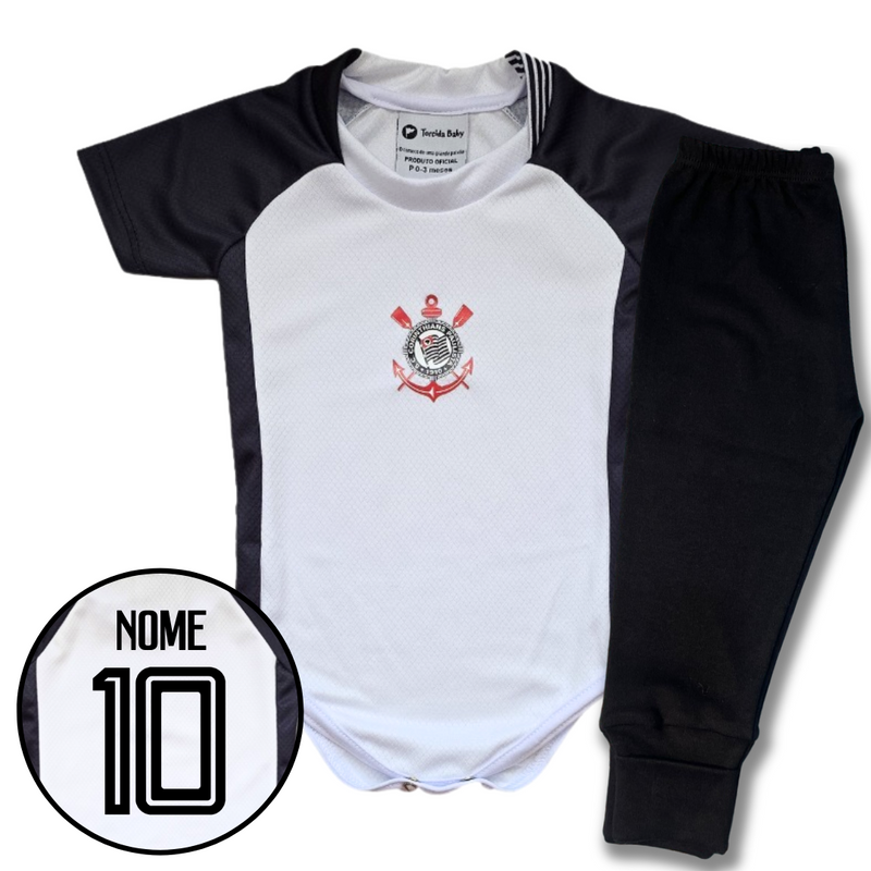 Kit Body Premium e Shorts/Calça Corinthians