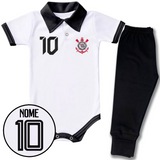 Kit Body Polo e Shorts/Calça Personalizado do Corinthians