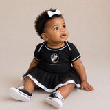 Kit Luxo Body Preto Vasco Com Tênis, Shorts/Calça e Laço
