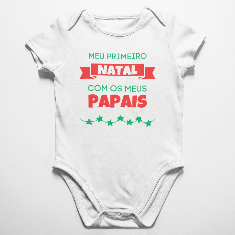 Body Primeiro Natal Com Meus Papais