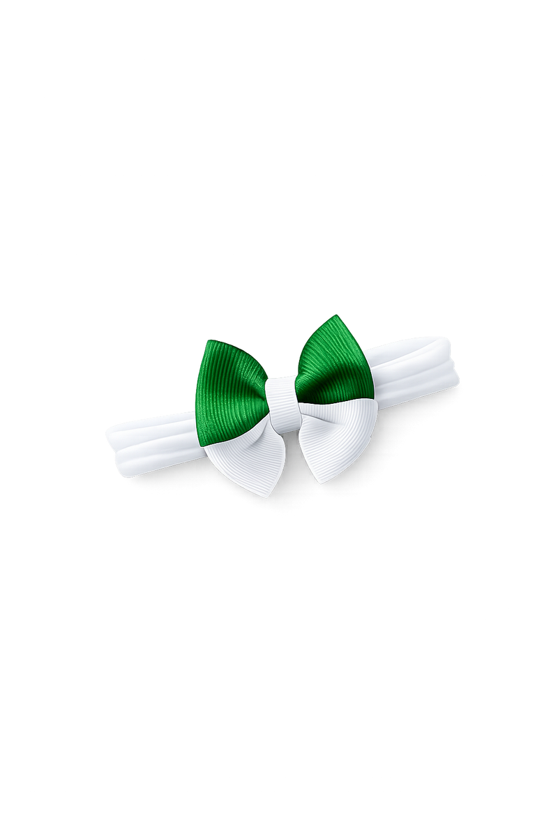 Faixa de Bebê Branca e Verde