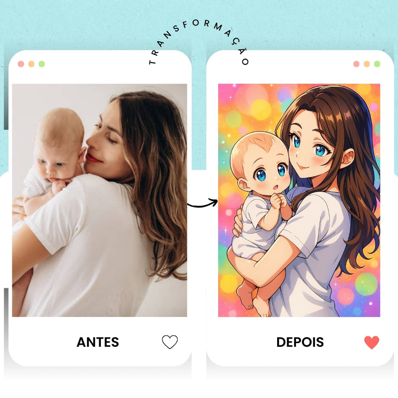 Quebra-Cabeças Personalizado Cartoonizado A4